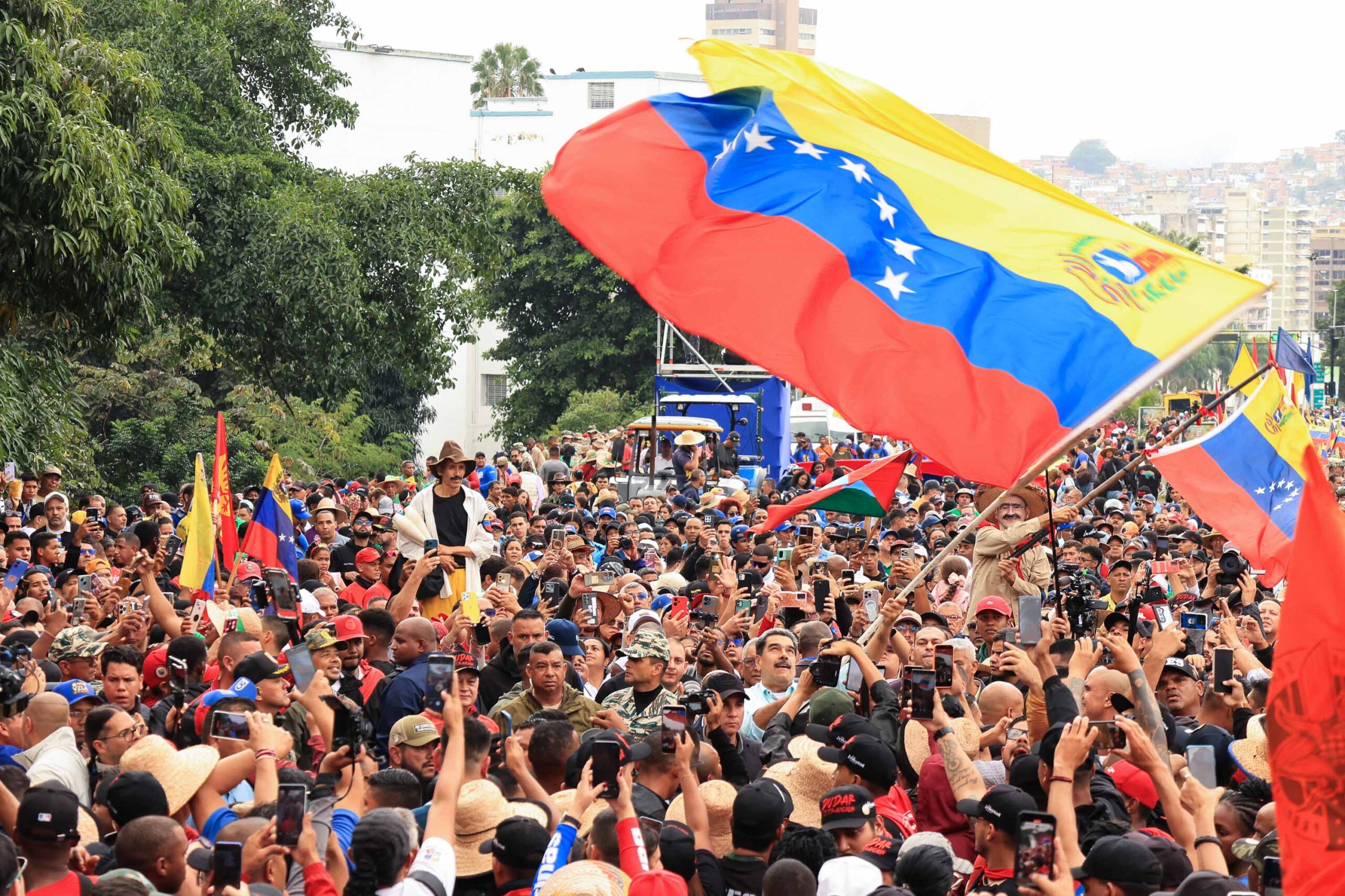 En este momento estás viendo GMVM presente en la gran marcha en Caracas en homenaje a Ezequiel Zamora y a 166 años de Santa Inés