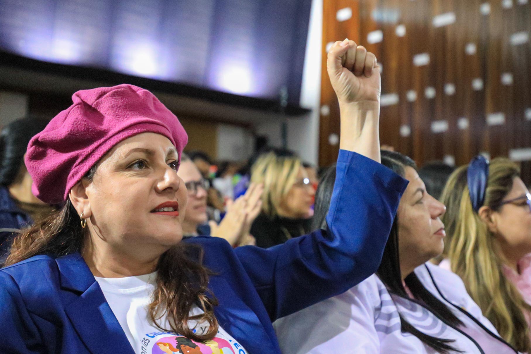 En este momento estás viendo GMVM, MMJJS y comités de mujeres participan en el encuentro de mujeres junto a la Vicepresidencia Social en respaldo a Cilia y Nicolás