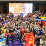 Mujeres de 22 países exigen en Venezuela la liberación de Cilia Flores y Nicolás Maduro bajo las banderas del feminismo antiimperialista