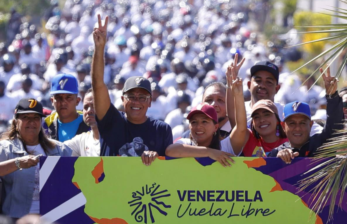 Lee más sobre el artículo Ministra Yelitze Santaella acompaña al pueblo de Sucre en la Gran Peregrinación Nacional por el fin de las sanciones