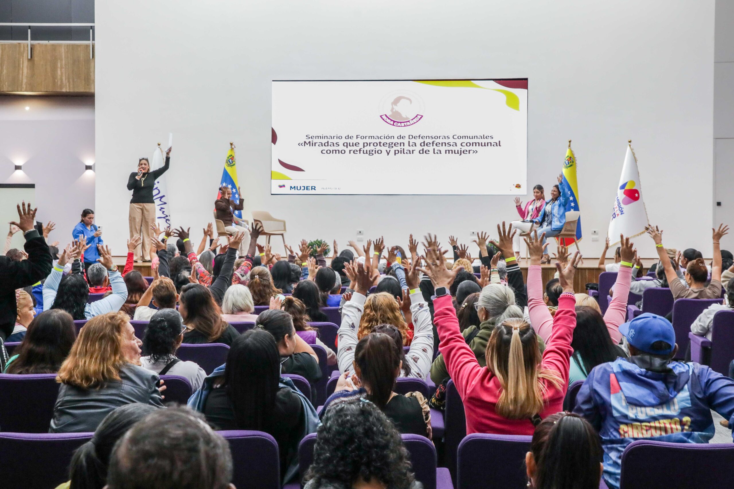 En este momento estás viendo Seminario «Miradas que protegen» impulsa la formación integral de Defensoras Comunales en el Distrito Capital