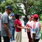 Presidenta (E) Delcy Rodríguez Gómez supervisa operatividad del campamento transitorio «Carlos Delgado Chalbaud» y ratifica apoyo a familias damnificadas