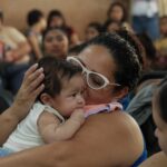 Jornada integral del Plan Parto Humanizado y de Lactancia Materna atendió a familias en el campamento transitorio Gran Colombia