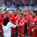 Presidenta Delcy Rodríguez sostiene encuentro con trabajadores de la industria petrolera